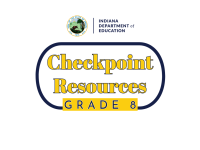 Grade 8 ILEARN Checkpoint Resources