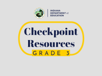 Grade 3 ILEARN Checkpoint Resources