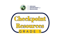 Grade 5 ILEARN Checkpoint Resources