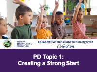 PD Topic 1: Creating a Strong Start