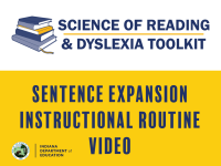 Sentence Expansion Instructional Routine Video