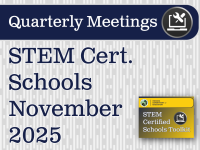 STEM Certified Schools Quarterly meeting November 2025