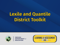 Lexile and Quantile District Toolkit