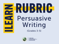 ILEARN Rubric: Persuasive Writing