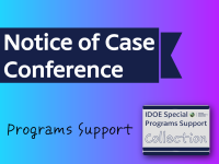 Notice of Case Conference
