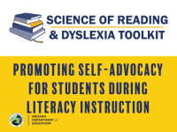 Promoting Self-Advocacy for Students During Literacy Instruction