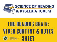 The Reading Brain: Video Content & Notes Sheet