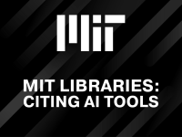 MIT Libraries: Citing AI Tools