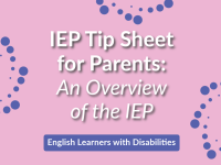 IEP Tip Sheet for Parents: An Overview of the IEP