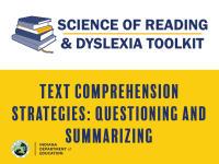 Text Comprehension Strategies: Questioning and Summarizing