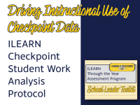 ILEARN Checkpoint Student Work Analysis Protocol