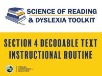 Section 4 Decodable Text Instructional Routine